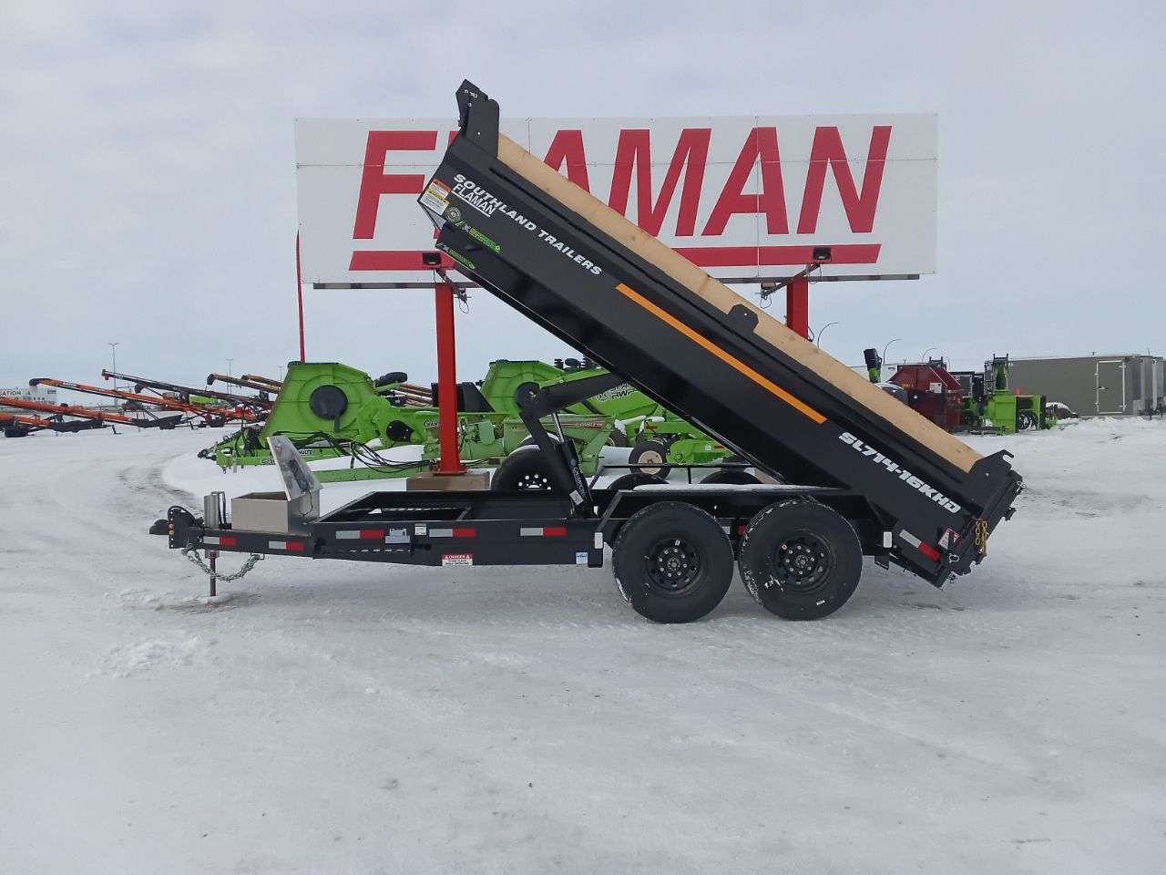 2026 Southland 16K 7' x 14' Heavy Duty Dump Trailer