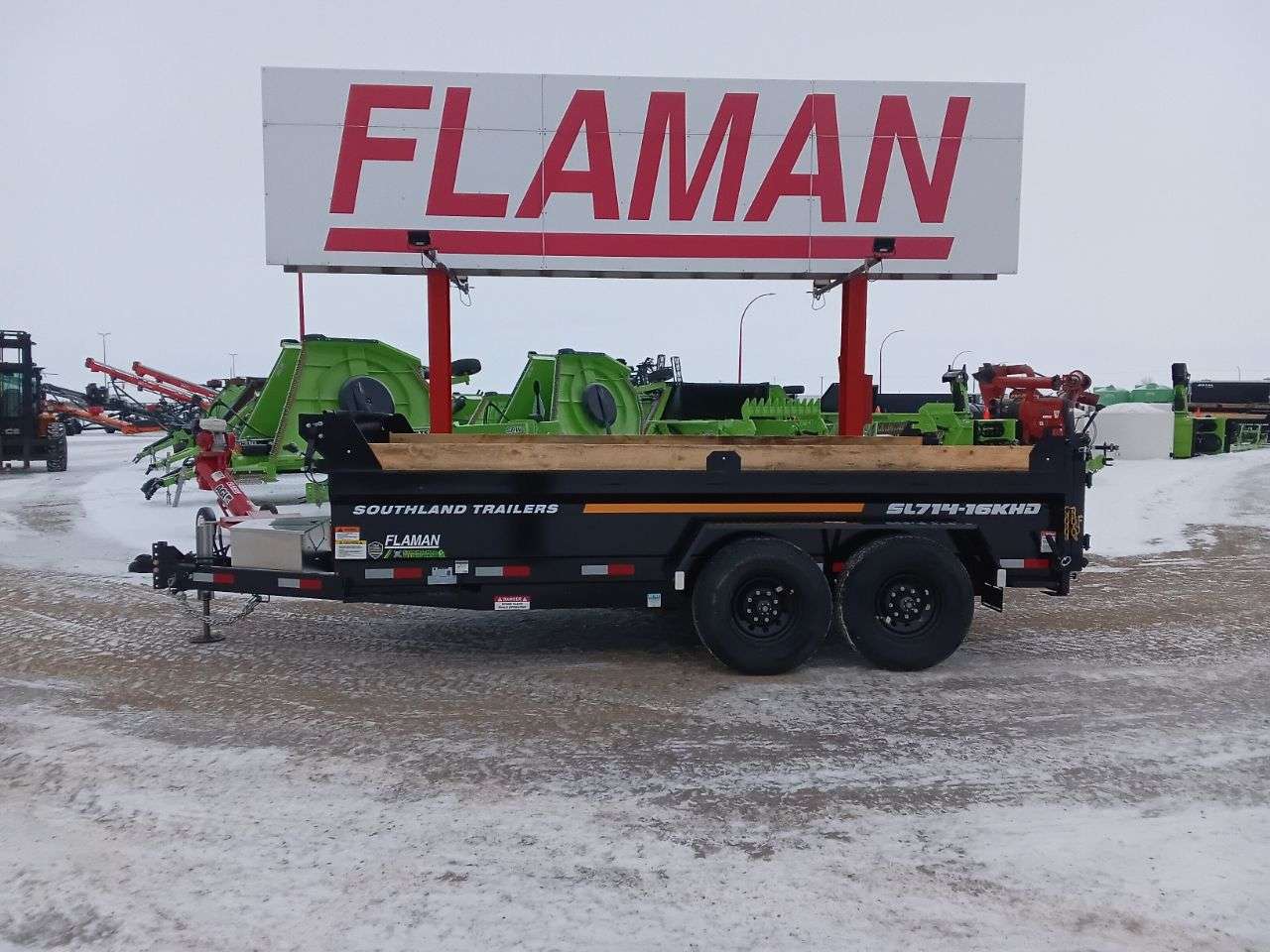 2026 Southland 16K 7' x 14' Heavy Duty Dump Trailer