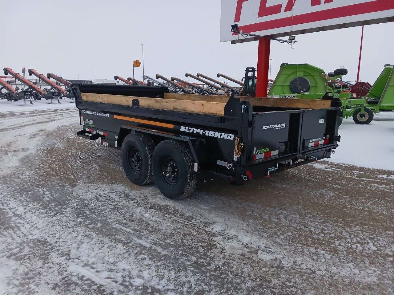 2026 Southland 16K 7' x 14' Heavy Duty Dump Trailer
