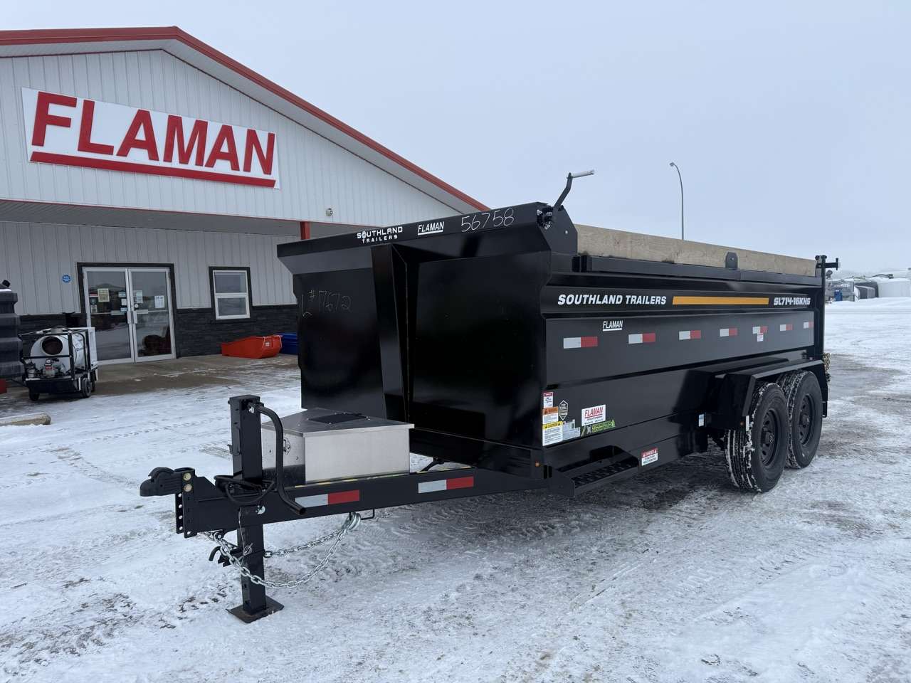 2026 Southland 16K 7' x 14' High Side Dump Trailer