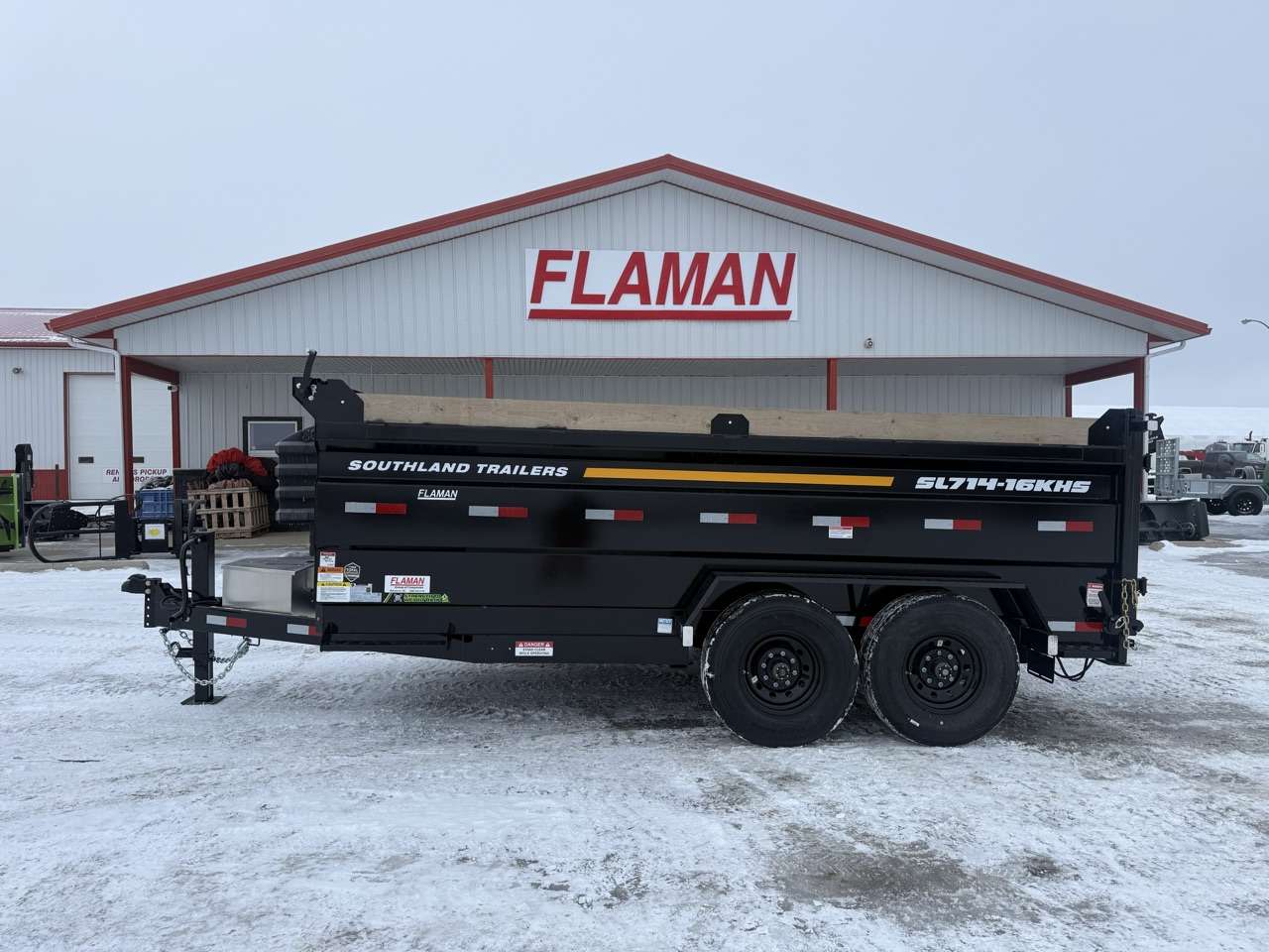 2026 Southland 16K 7' x 14' High Side Dump Trailer