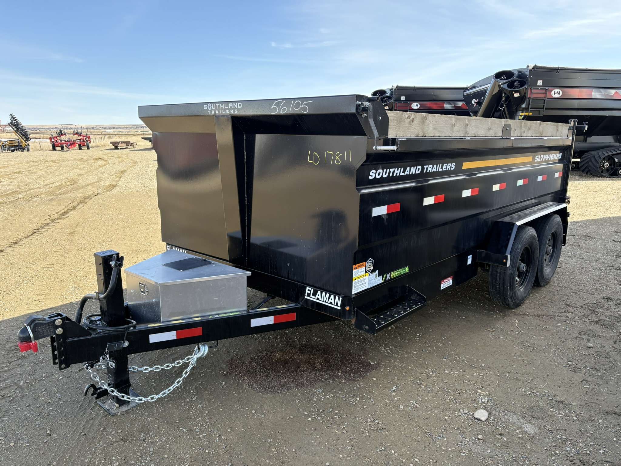 2026 Southland 16K 7' x 14' High Side Dump Trailer