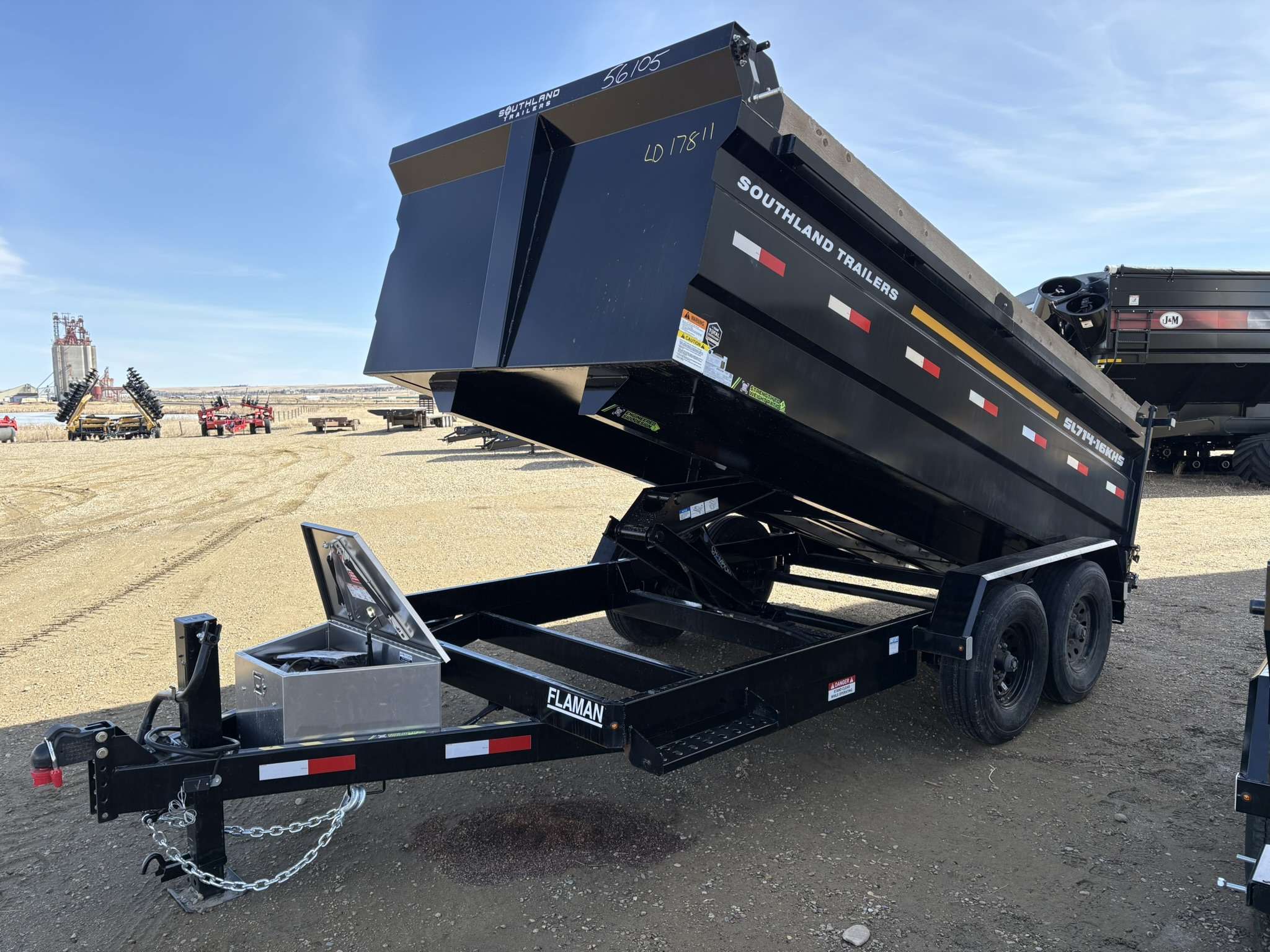 2026 Southland 16K 7' x 14' High Side Dump Trailer