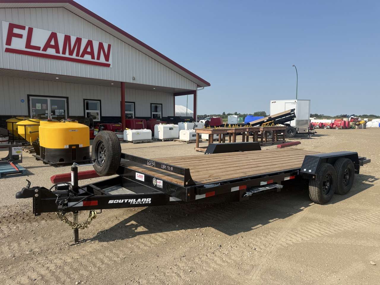 2026 Southland 18' Flat Deck Tandem 5.2K Trailer