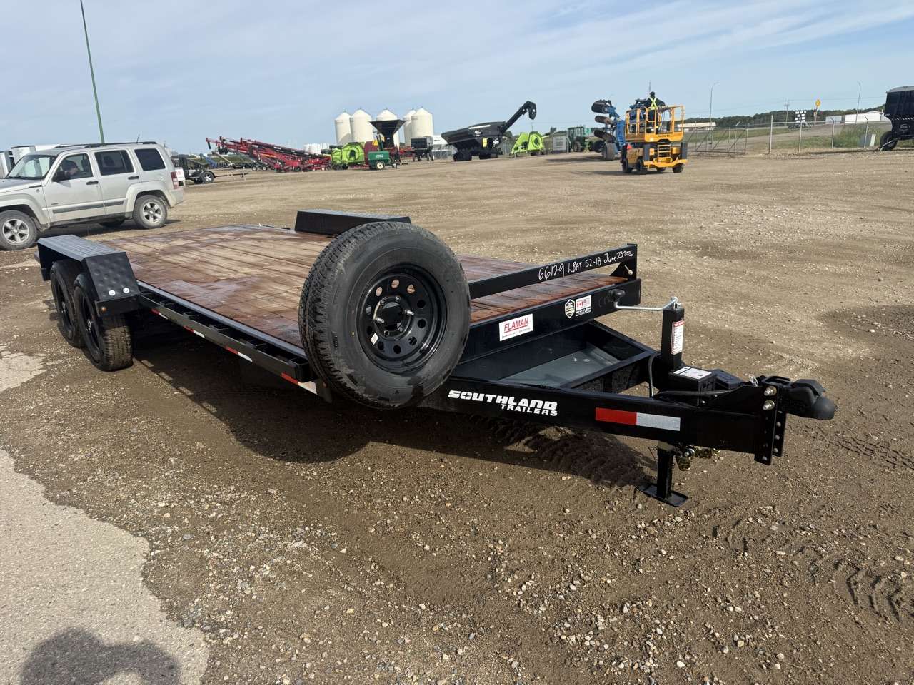 2026 Southland 18' Flat Deck Tandem 5.2K Trailer