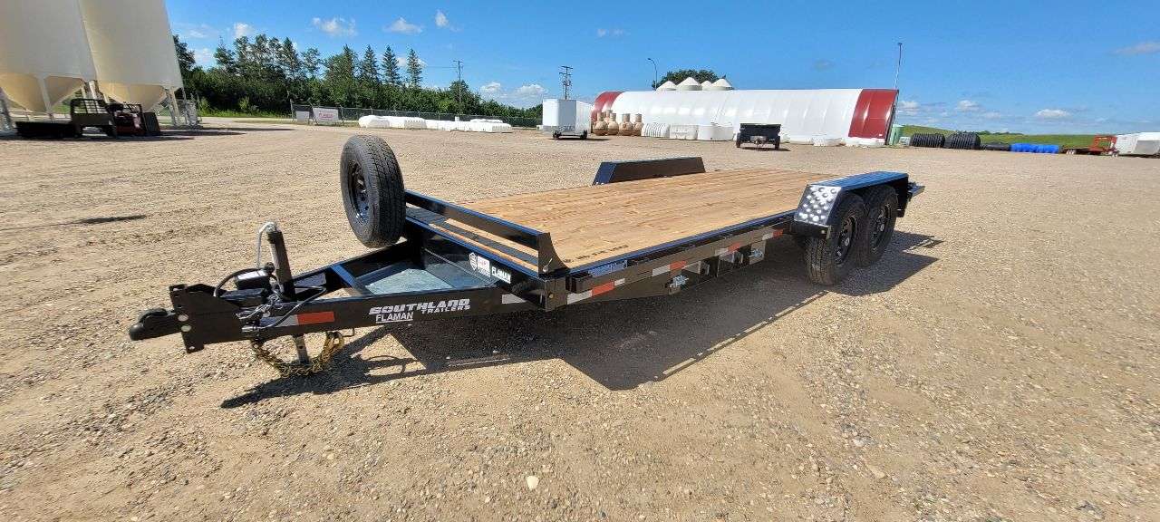 2026 Southland 18' Flat Deck Tandem 7K Trailer