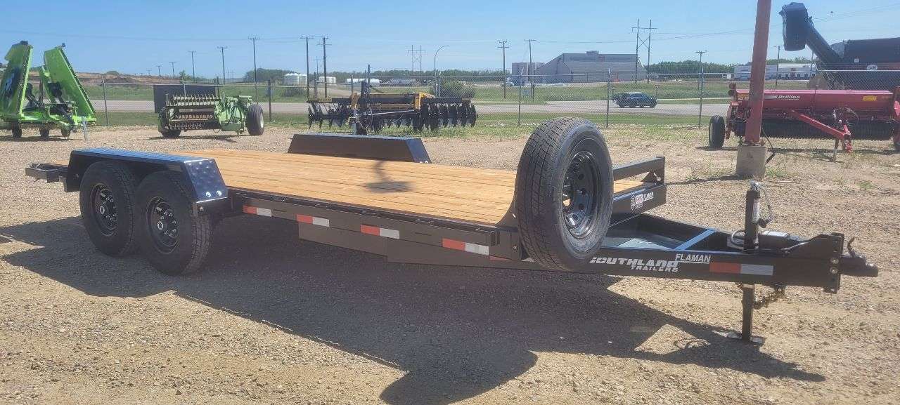 2026 Southland 18' Flat Deck Tandem 7K Trailer