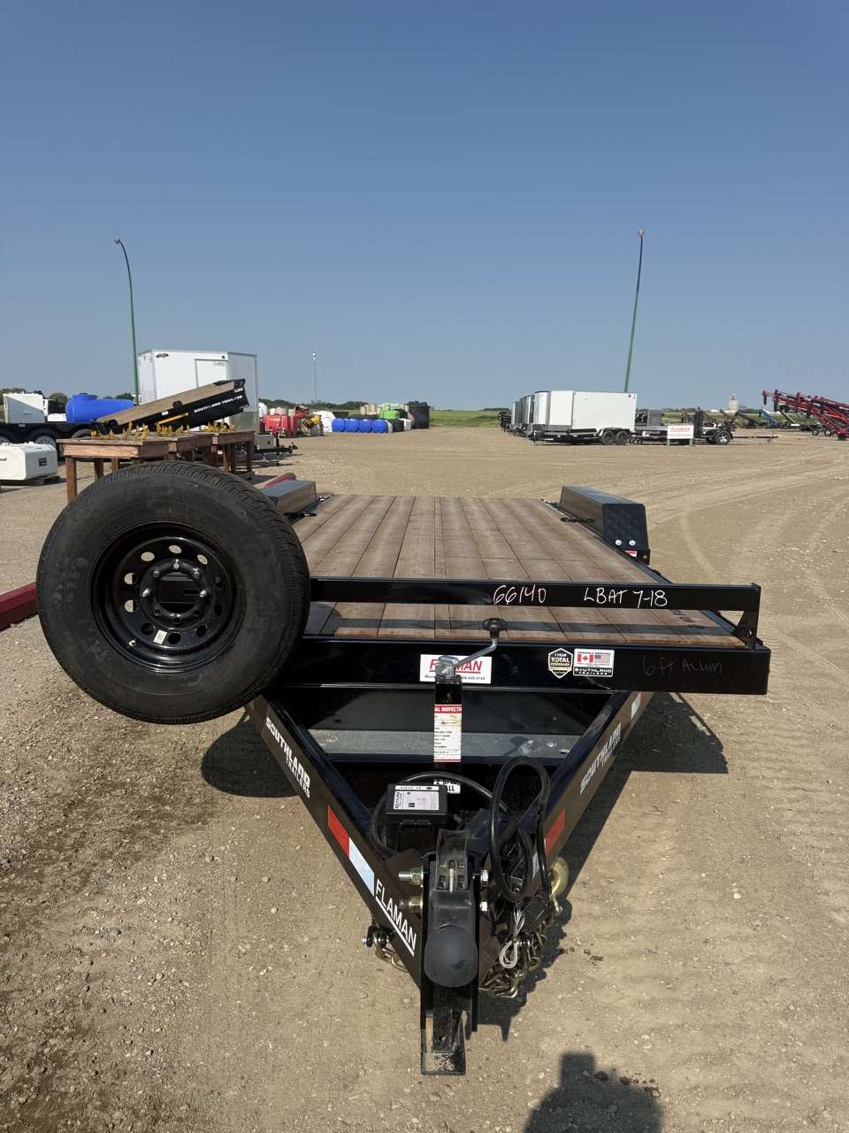 2026 Southland 18' Flat Deck Tandem 7K Trailer