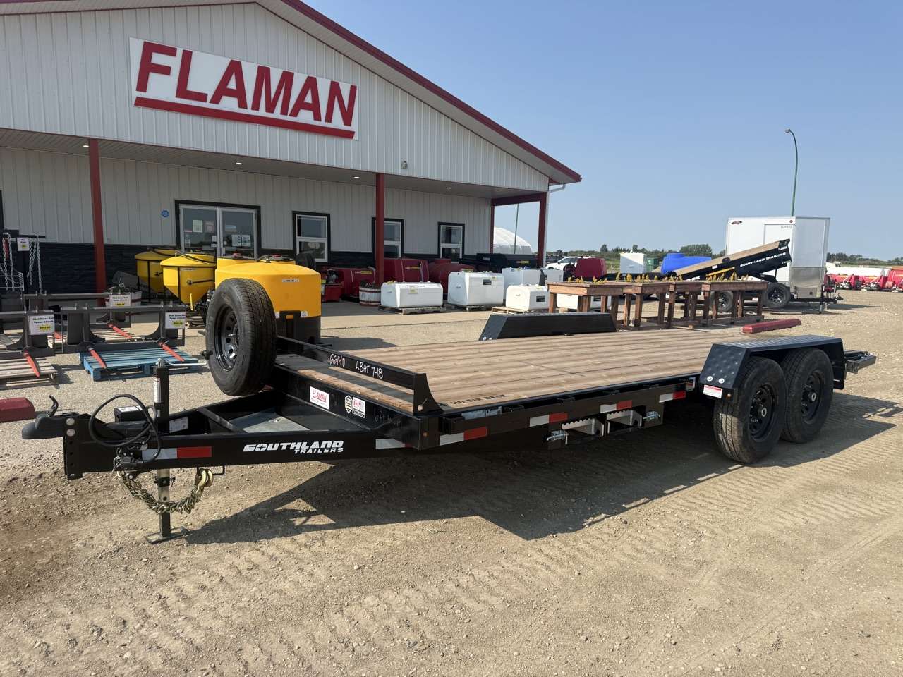 2026 Southland 18' Flat Deck Tandem 7K Trailer