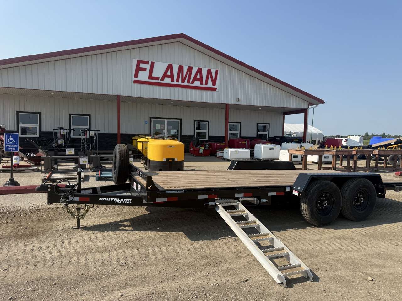 2026 Southland 18' Flat Deck Tandem 7K Trailer