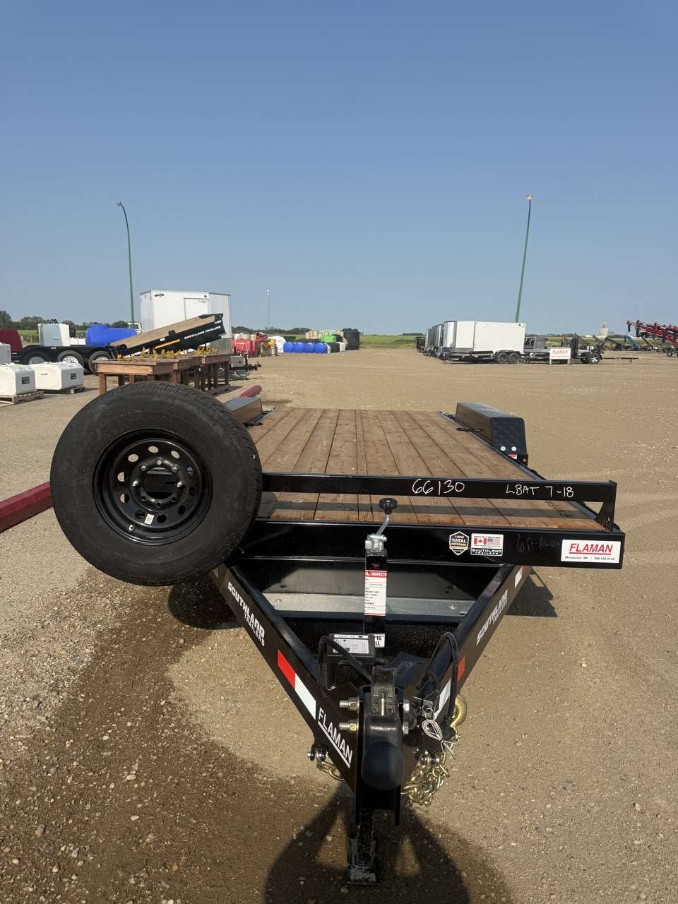 2026 Southland 18' Flat Deck Tandem 7K Trailer