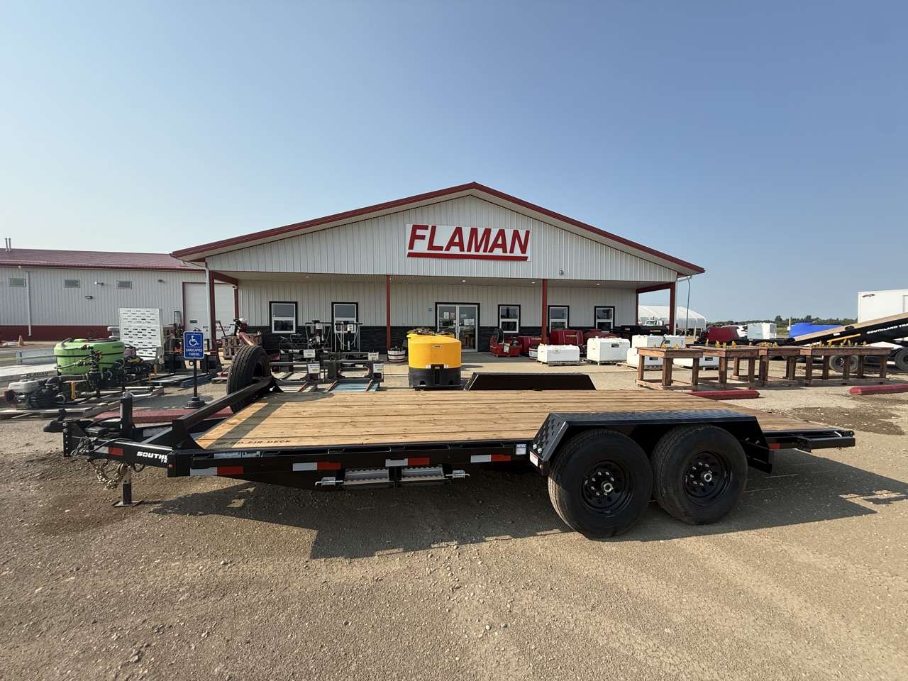 2026 Southland 18' Flat Deck Tandem 7K Trailer