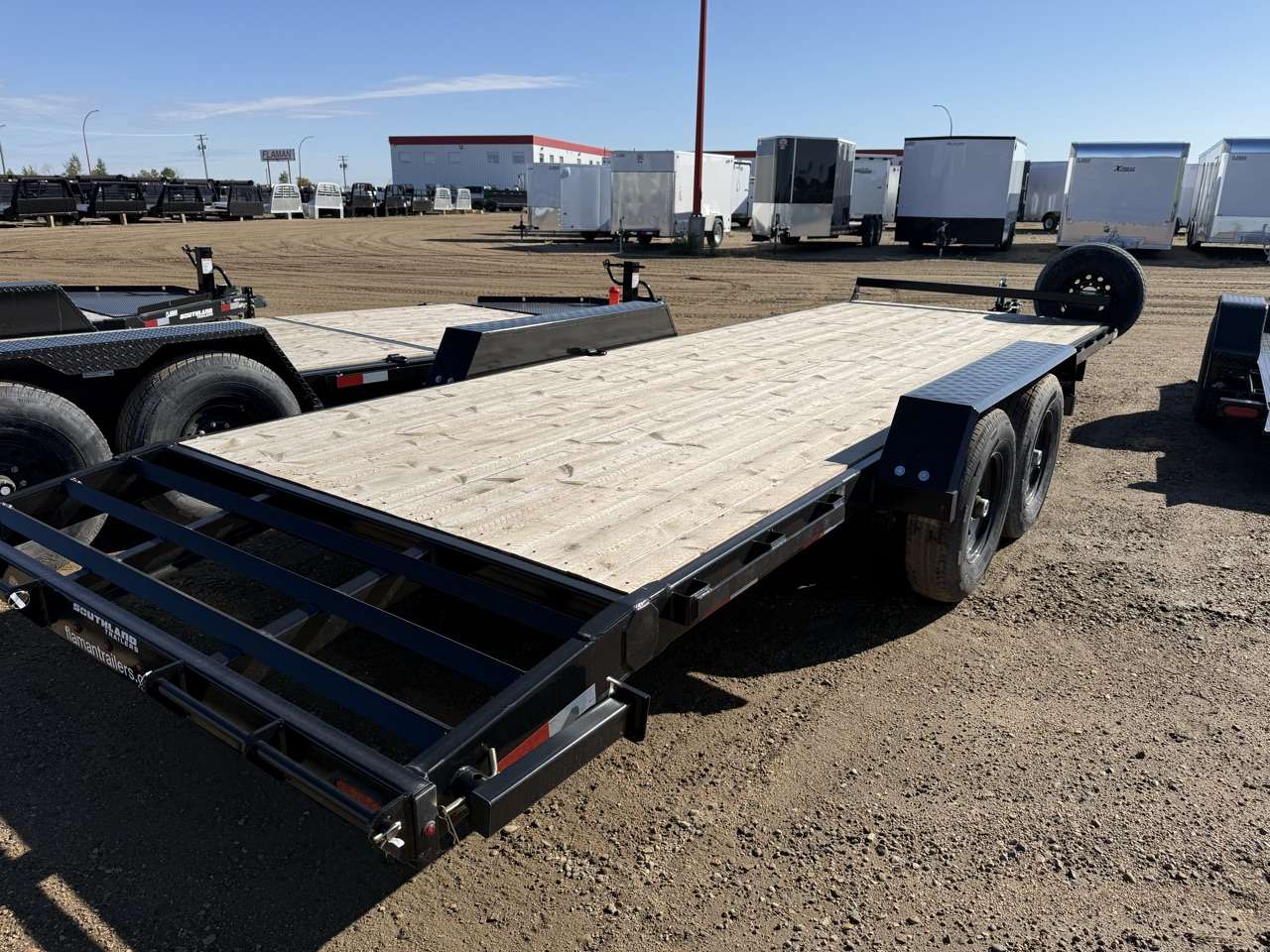 2026 Southland 20'+2' Beavertail Flat Deck Tandem 7K Trailer