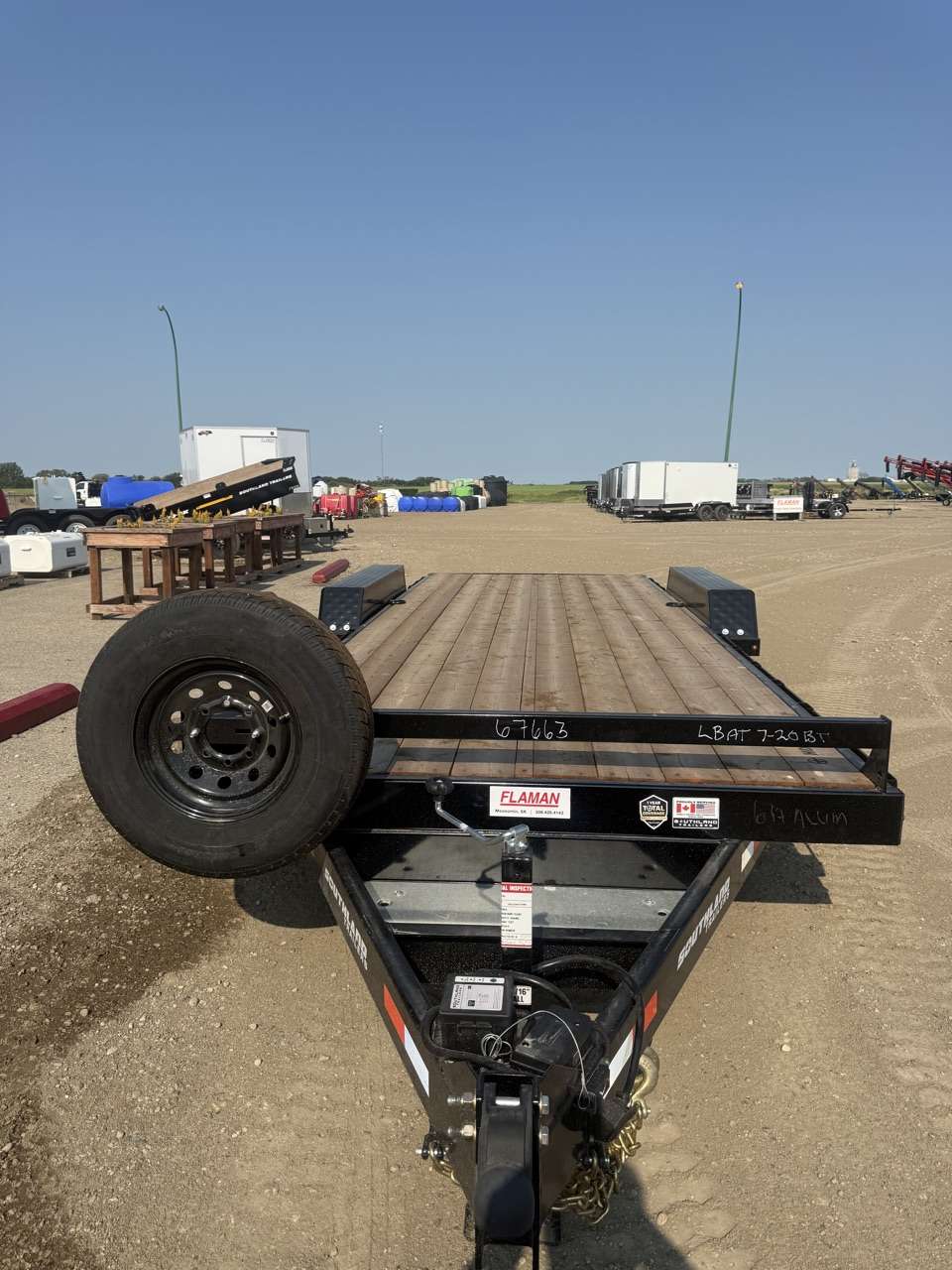 2026 Southland 20' + 2' BT Flat Deck Tandem 7K Trailer