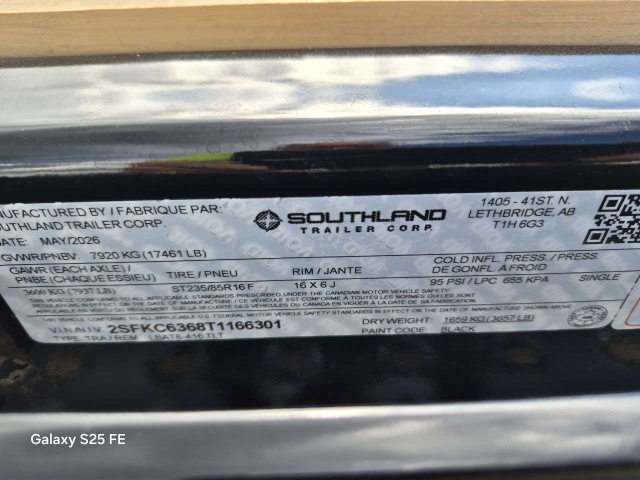 2026 Southland 20' (4' + 16') Partial Tilt Tandem 8K Trailer