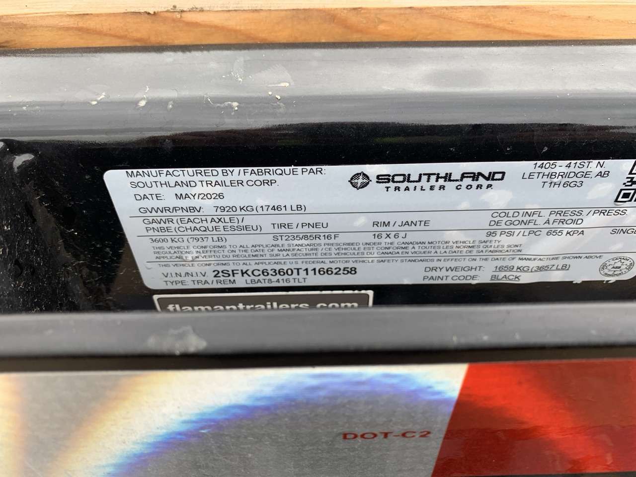 2026 Southland 20' (4'S + 16' T) Partial Tilt 8K Trailer