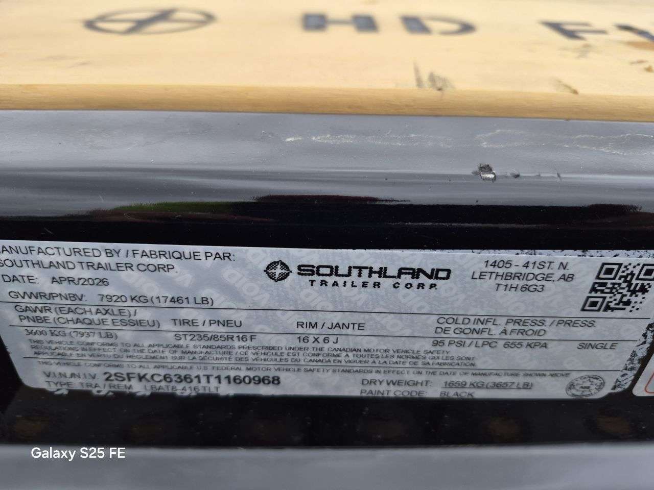 2026 Southland 20' (4'S + 16' T) Partial Tilt 8K Trailer