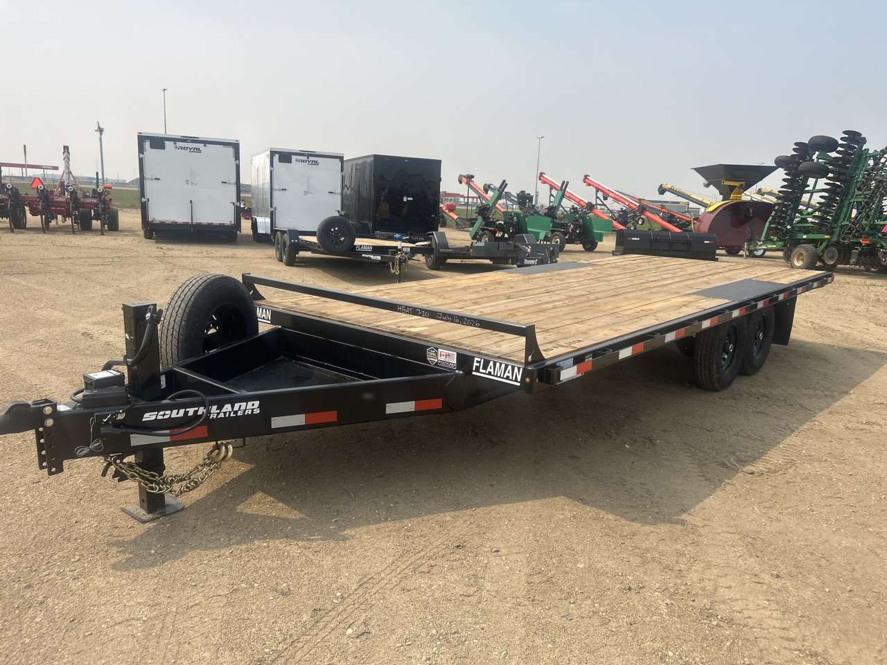 2026 Southland 20' Deckover Tandem 7K Trailer