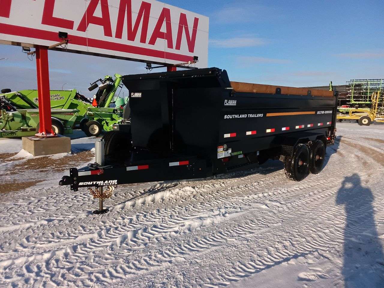 2026 Southland 20K 7' x 16' High Side Dump Trailer