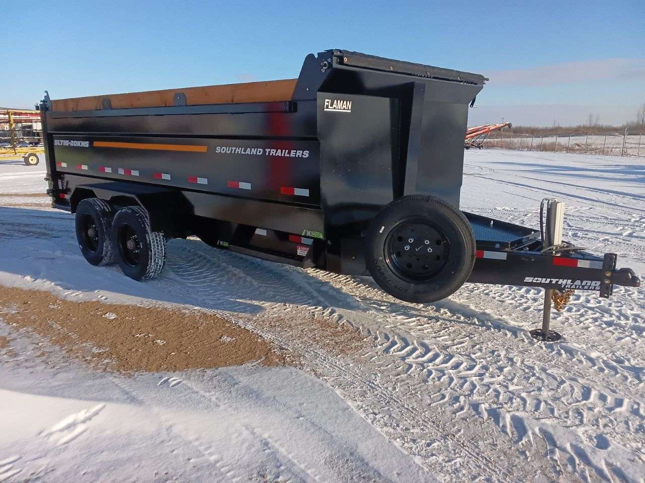 2026 Southland 20K 7' x 16' High Side Dump Trailer