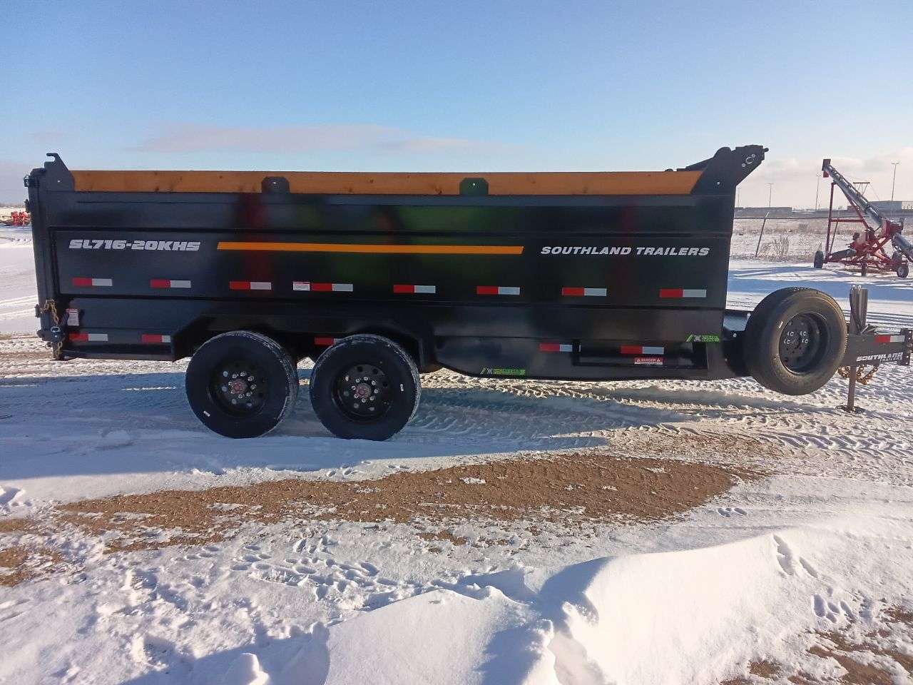 2026 Southland 20K 7' x 16' High Side Dump Trailer