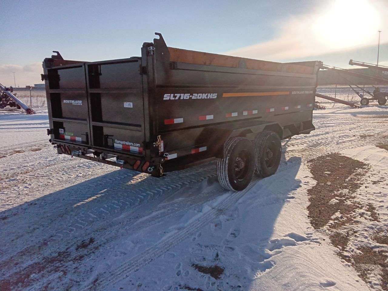 2026 Southland 20K 7' x 16' High Side Dump Trailer