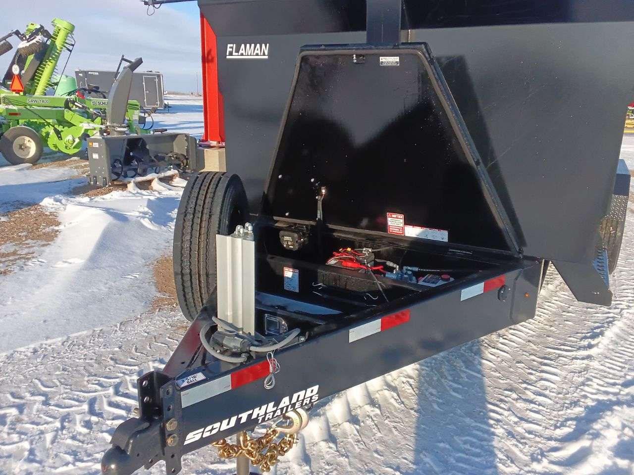 2026 Southland 20K 7' x 16' High Side Dump Trailer