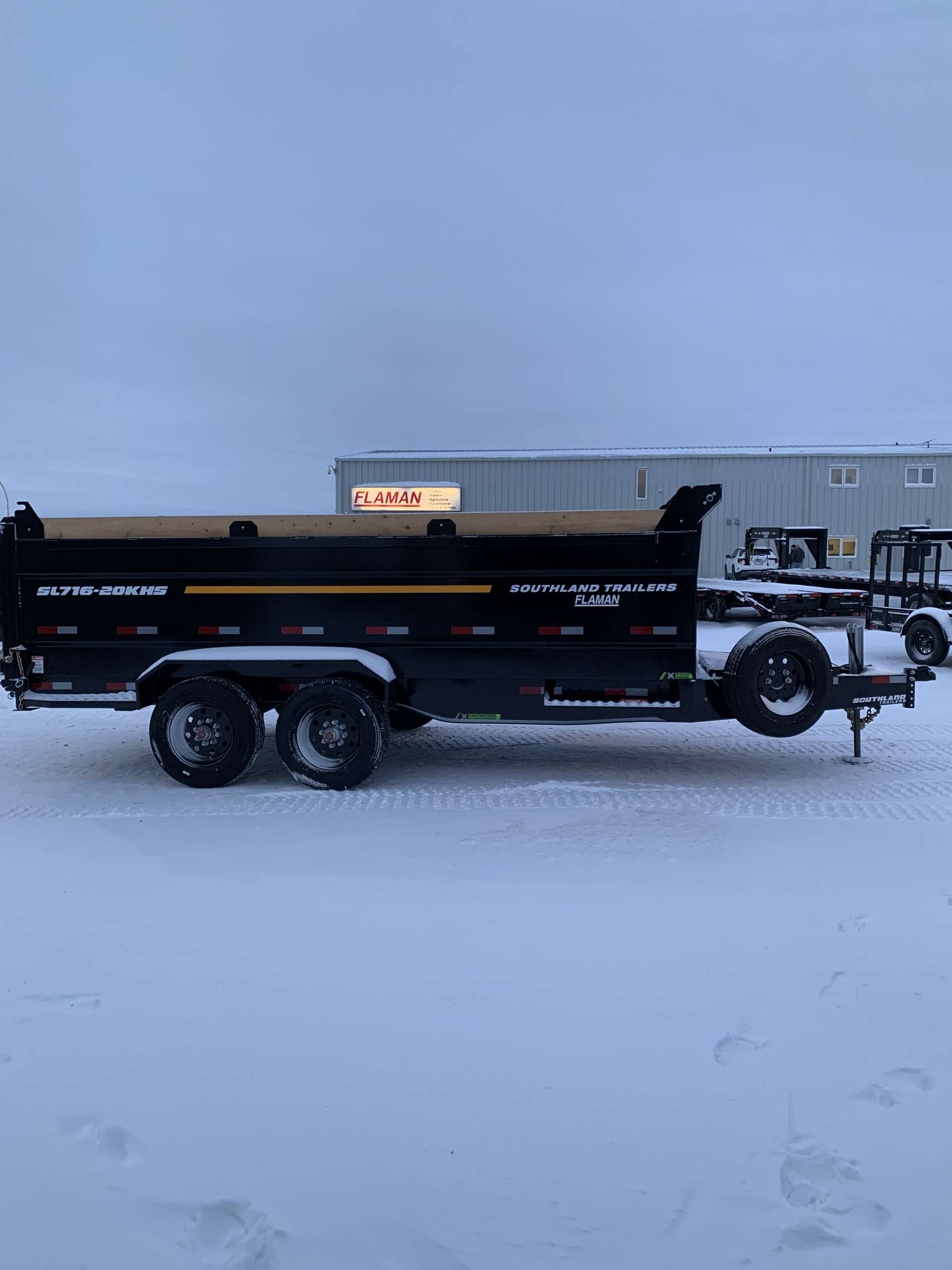 2026 Southland 20K 7' x 16' High Side Dump Trailer