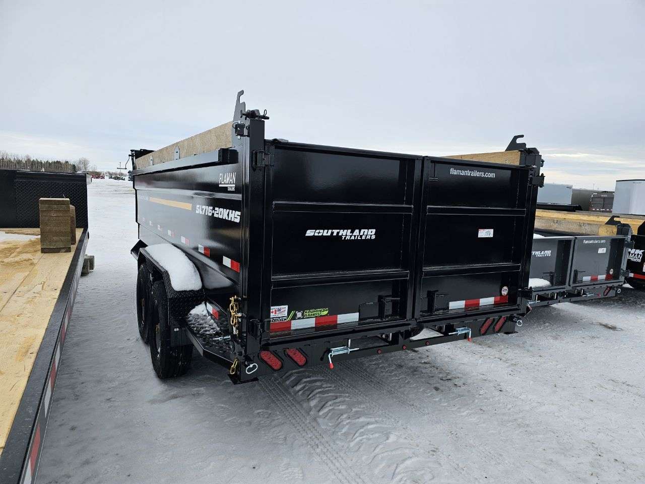 2026 Southland 20K 7' x 16' High Side Dump Trailer