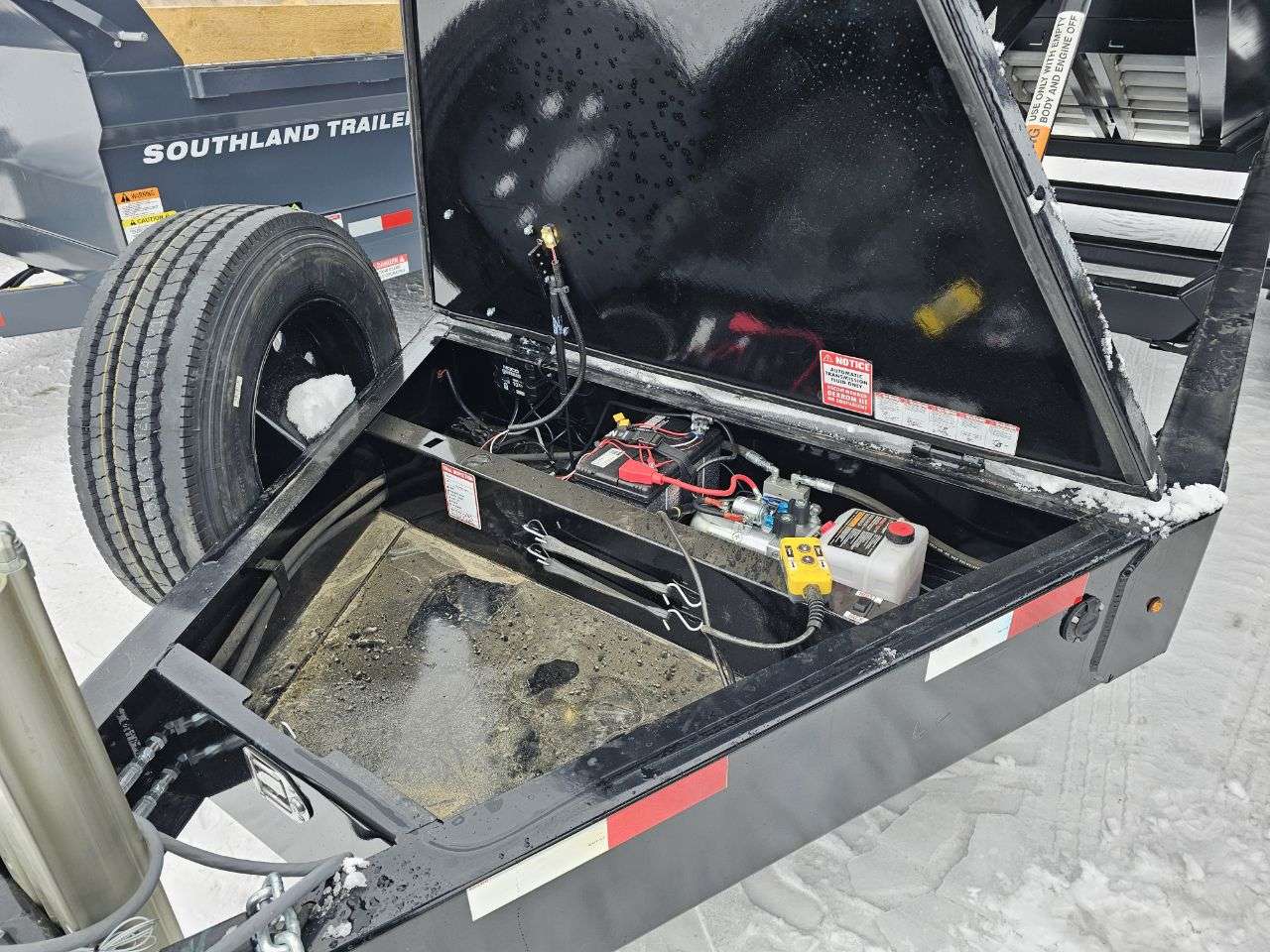 2026 Southland 20K 7' x 16' High Side Dump Trailer