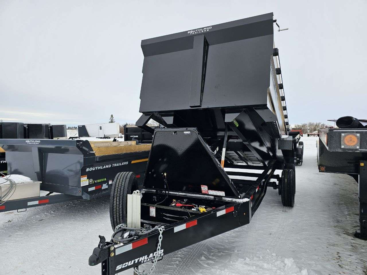 2026 Southland 20K 7' x 16' High Side Dump Trailer