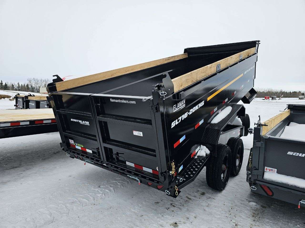 2026 Southland 20K 7' x 16' High Side Dump Trailer
