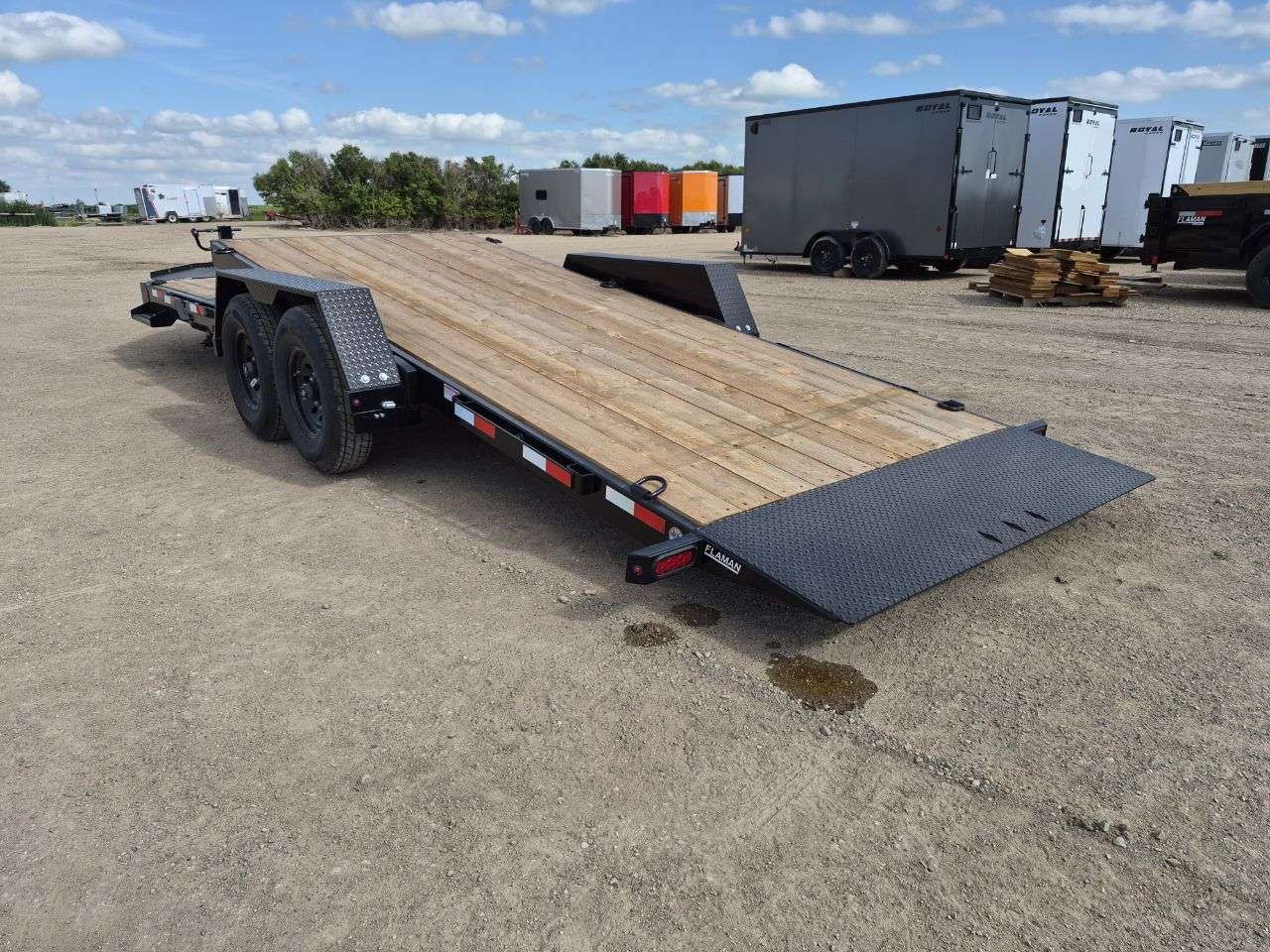 2026 Southland 22' (6' + 16') Partial Tilt Tandem 8K Trailer