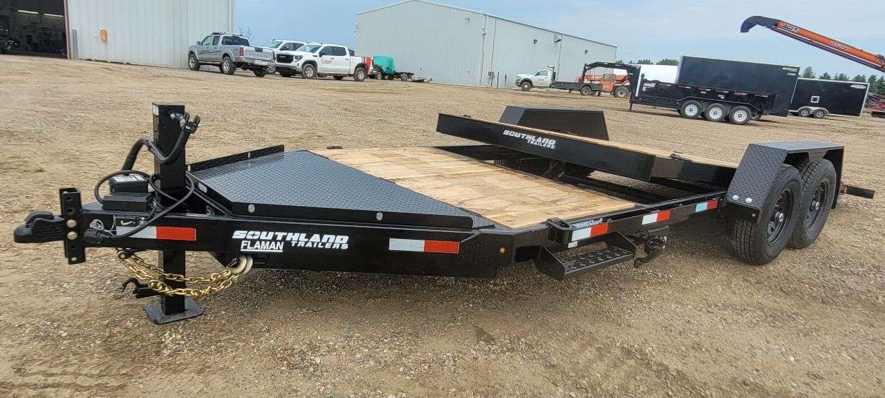 2026 Southland 22' (6' + 16') Partial Tilt Tandem 8K Trailer