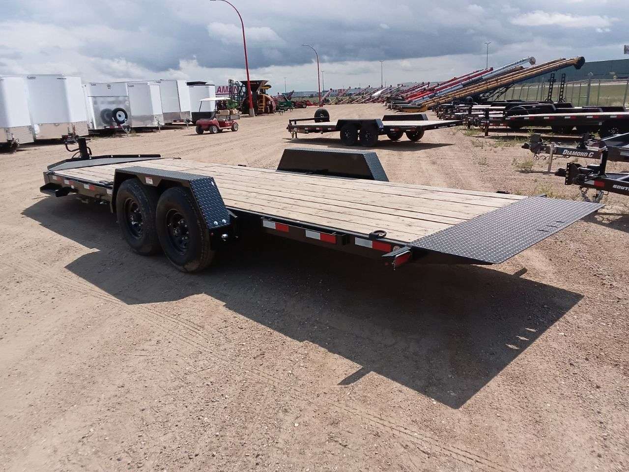 2026 Southland 22' (6' + 16') Partial Tilt Tandem 8K Trailer