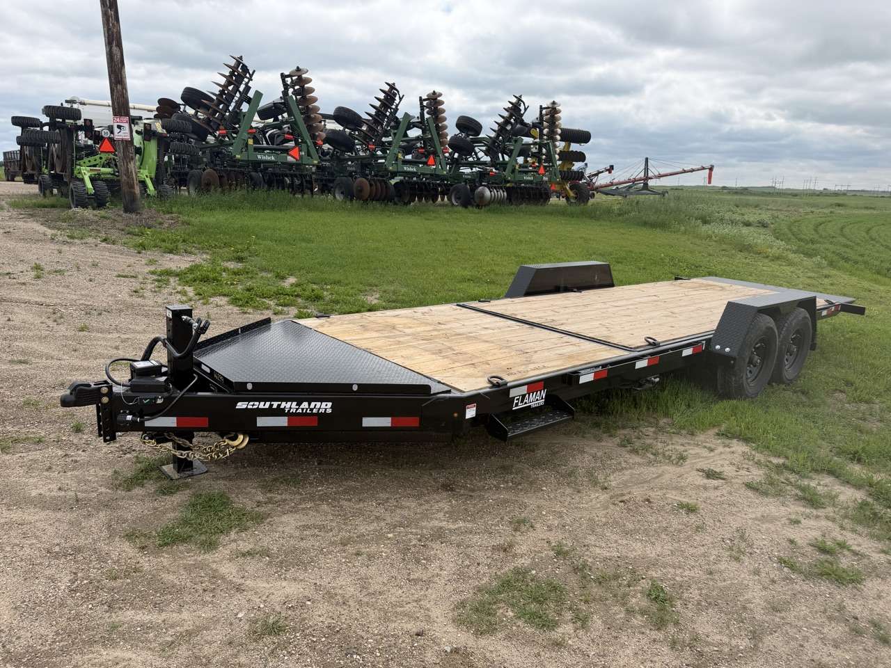 2026 Southland 22' (6' + 16') Partial Tilt Tandem 8K Trailer
