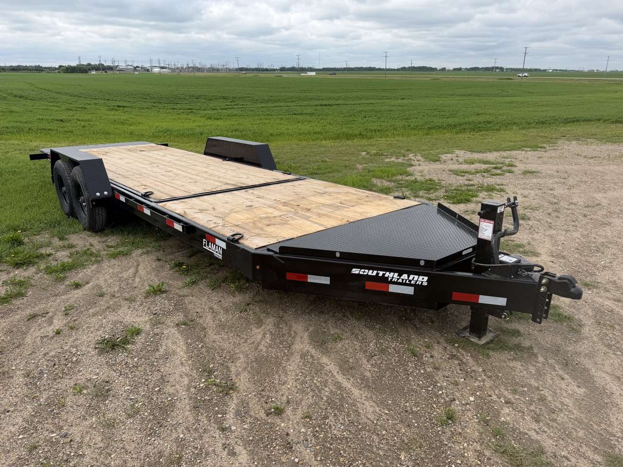 2026 Southland 22' (6' + 16') Partial Tilt Tandem 8K Trailer