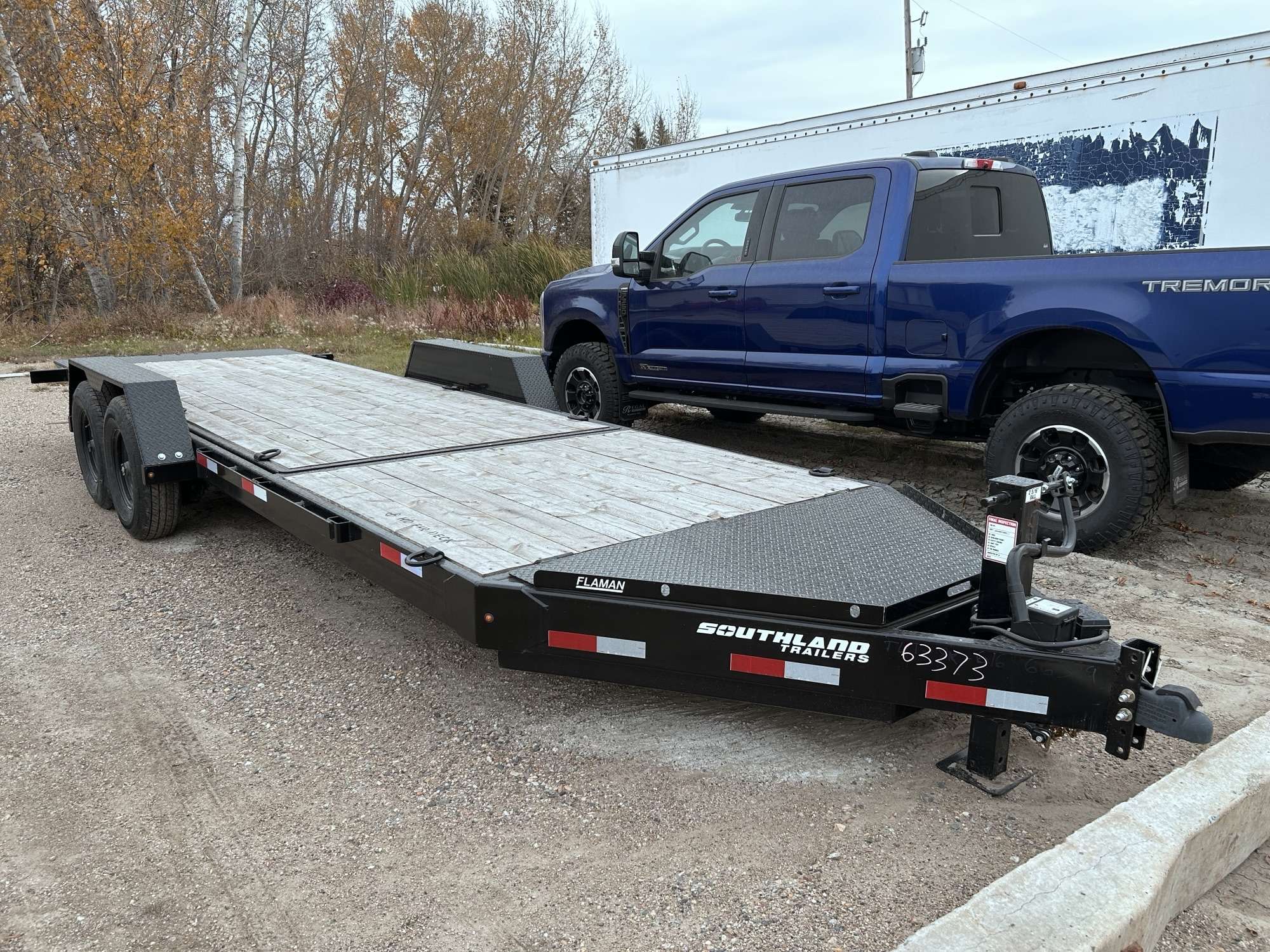 2026 Southland 22' (6' + 16') Partial Tilt Tandem 8K Trailer