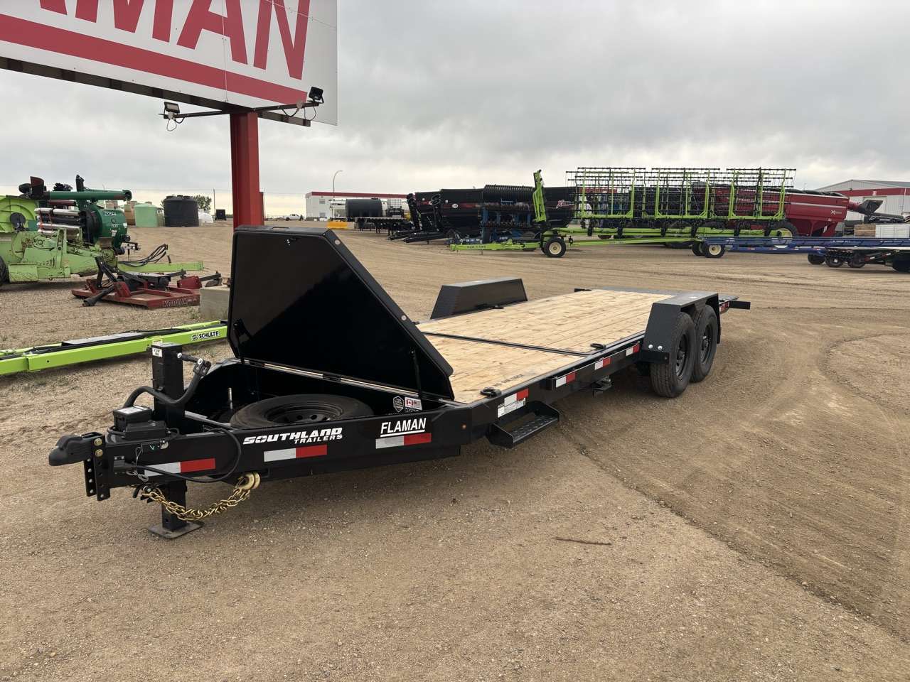 2026 Southland 22' (6'S +6'T) Partial Tilt Tandem 8K Trailer
