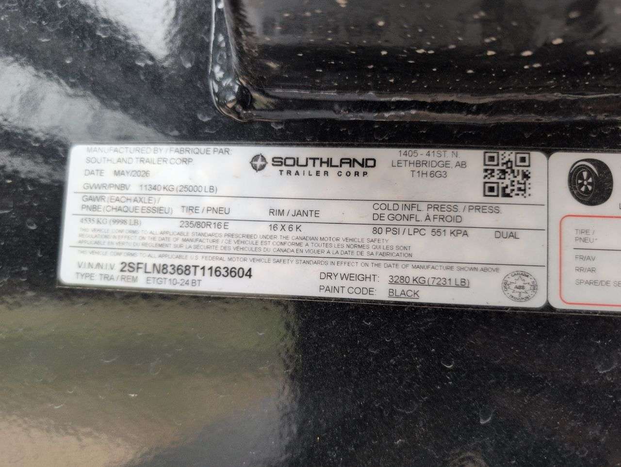 2026 Southland 24' + 6' BT GN Flat Deck Tandem 10K Trailer