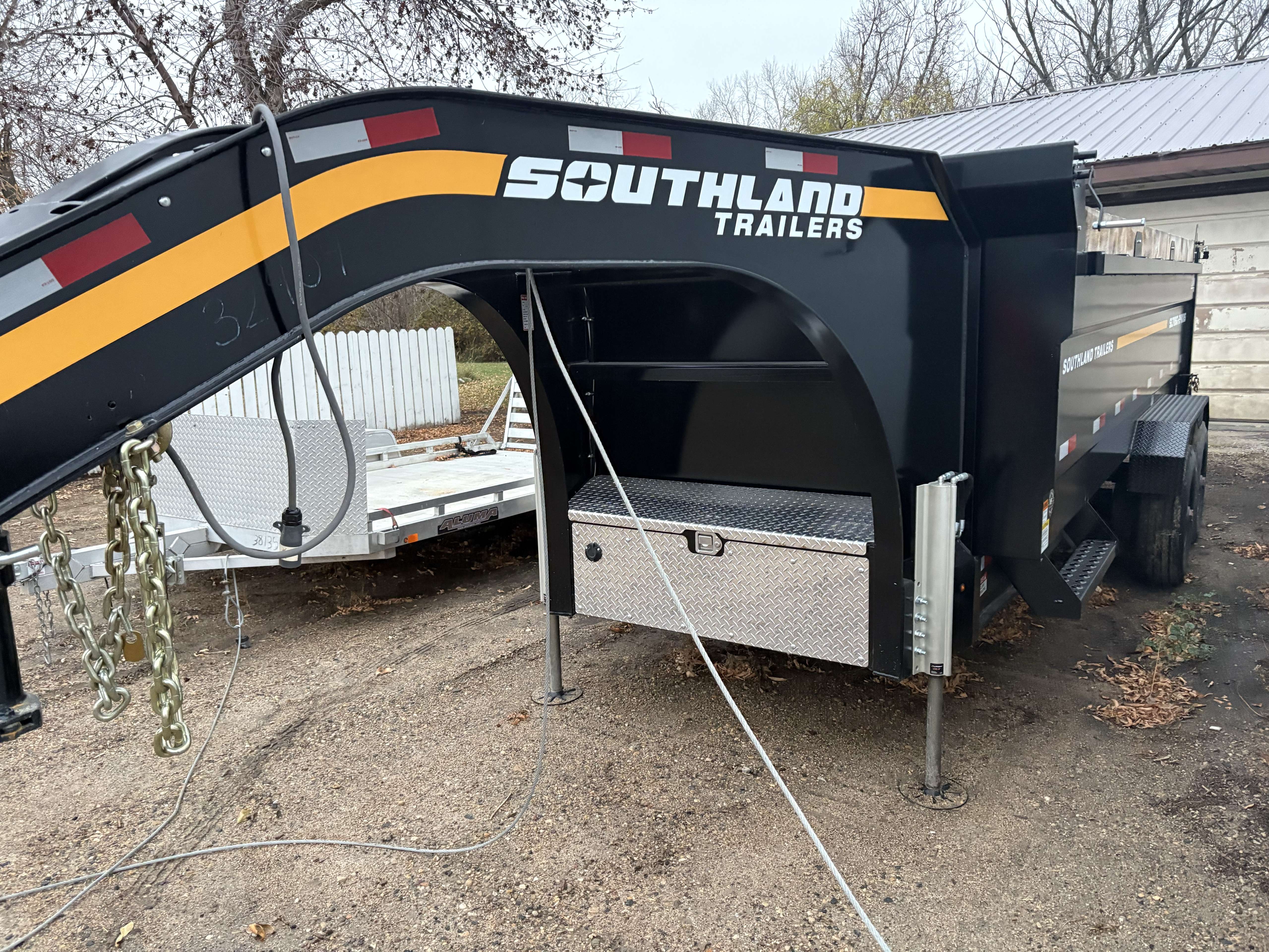 2026 Southland 24K 7' x 16' High Side Gooseneck Dump Trailer