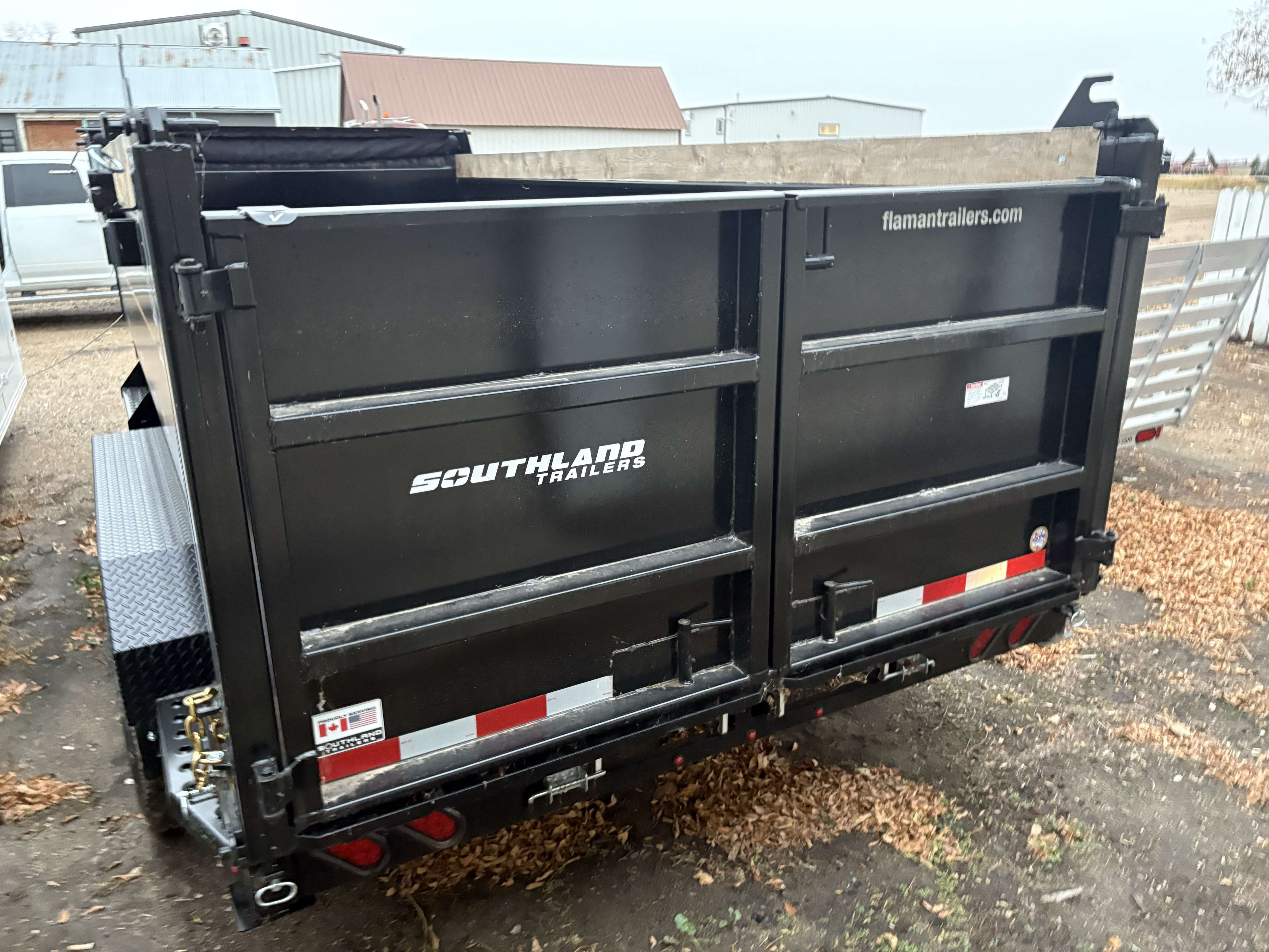 2026 Southland 24K 7' x 16' High Side Gooseneck Dump Trailer
