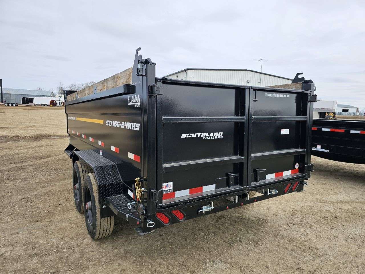 2026 Southland 24K 7' x 16' High Side Gooseneck Dump Trailer
