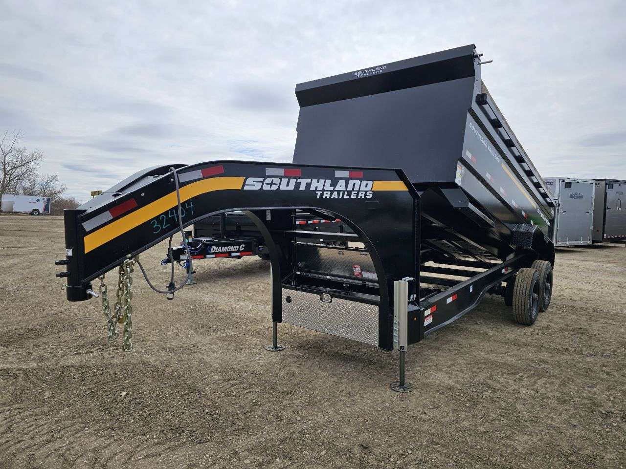 2026 Southland 24K 7' x 16' High Side Gooseneck Dump Trailer