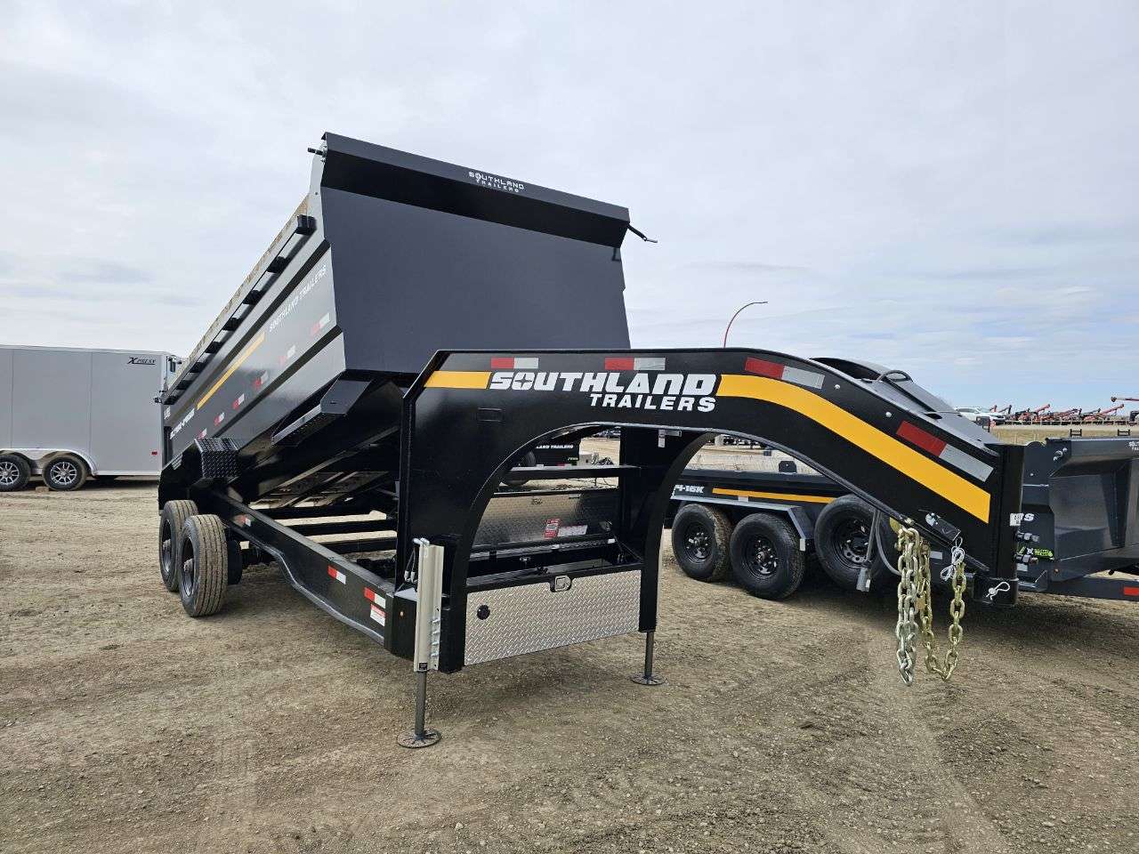 2026 Southland 24K 7' x 16' High Side Gooseneck Dump Trailer