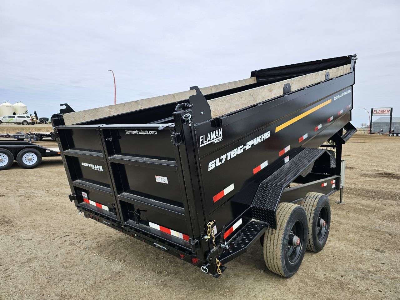 2026 Southland 24K 7' x 16' High Side Gooseneck Dump Trailer