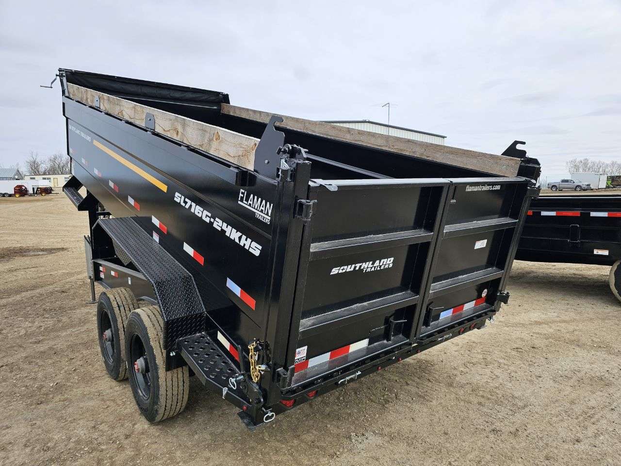 2026 Southland 24K 7' x 16' High Side Gooseneck Dump Trailer