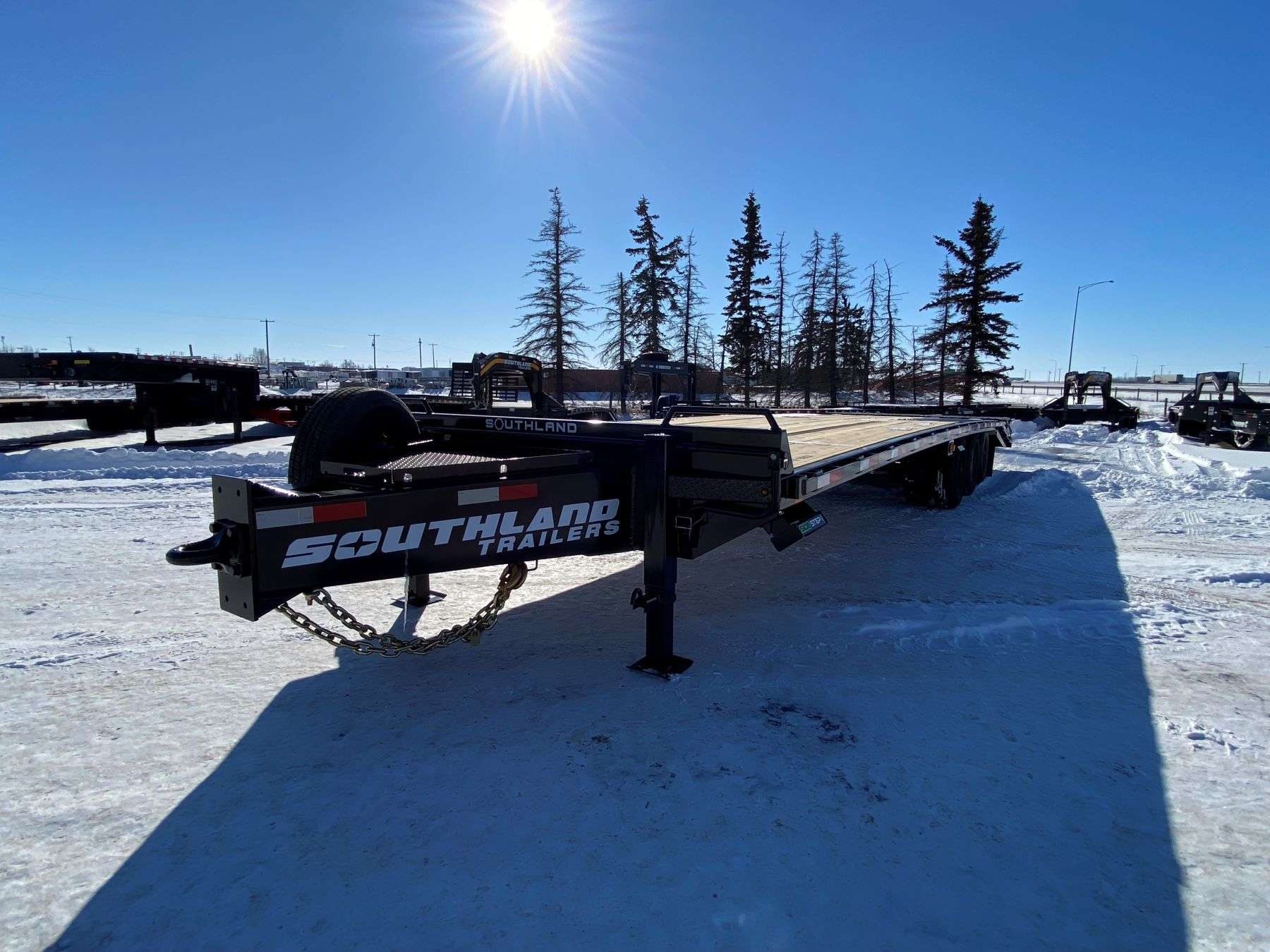 2026 Southland 26' Pintle Hitch Flat Deck Trailer