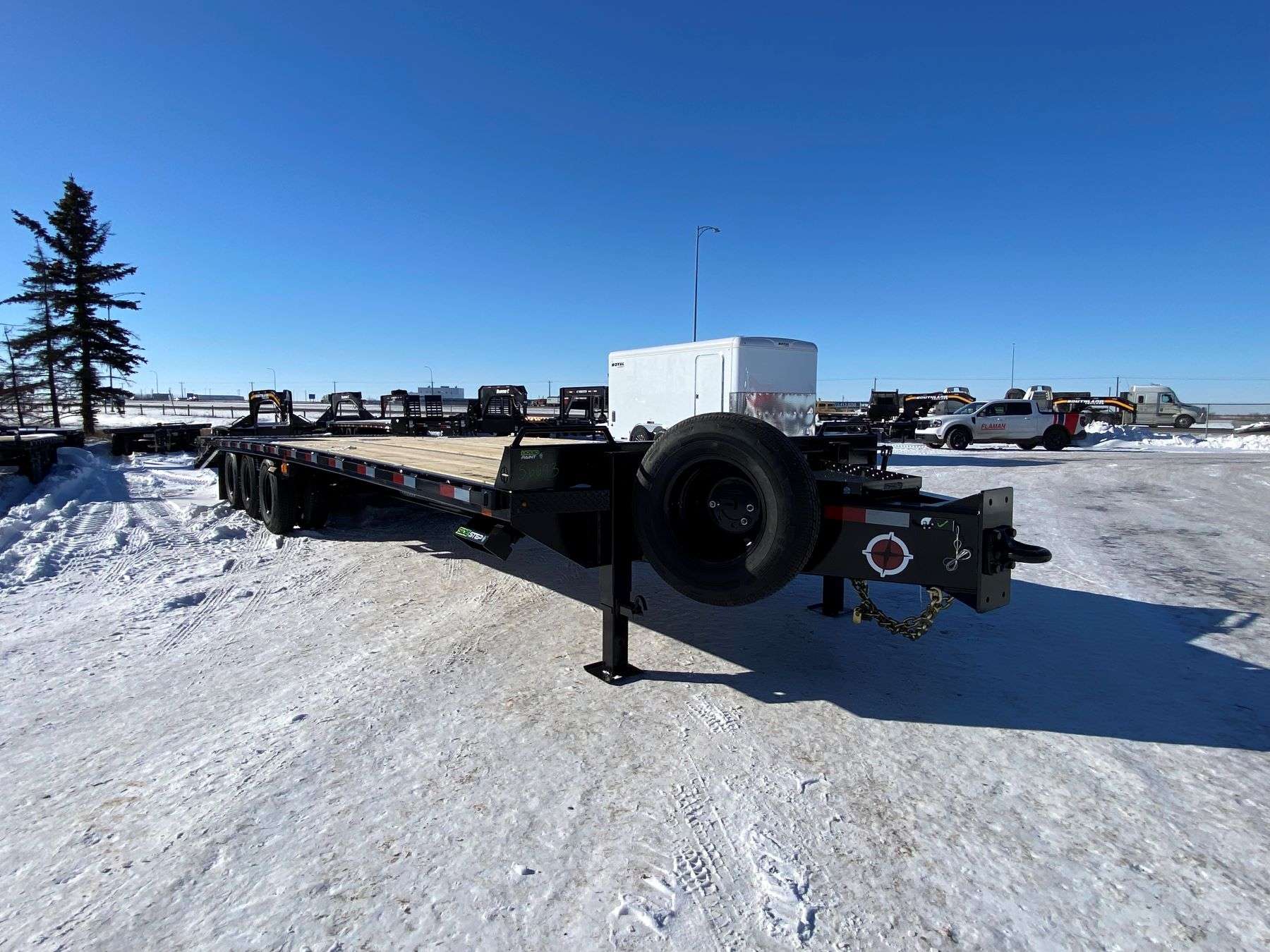 2026 Southland 26' Pintle Hitch Flat Deck Trailer