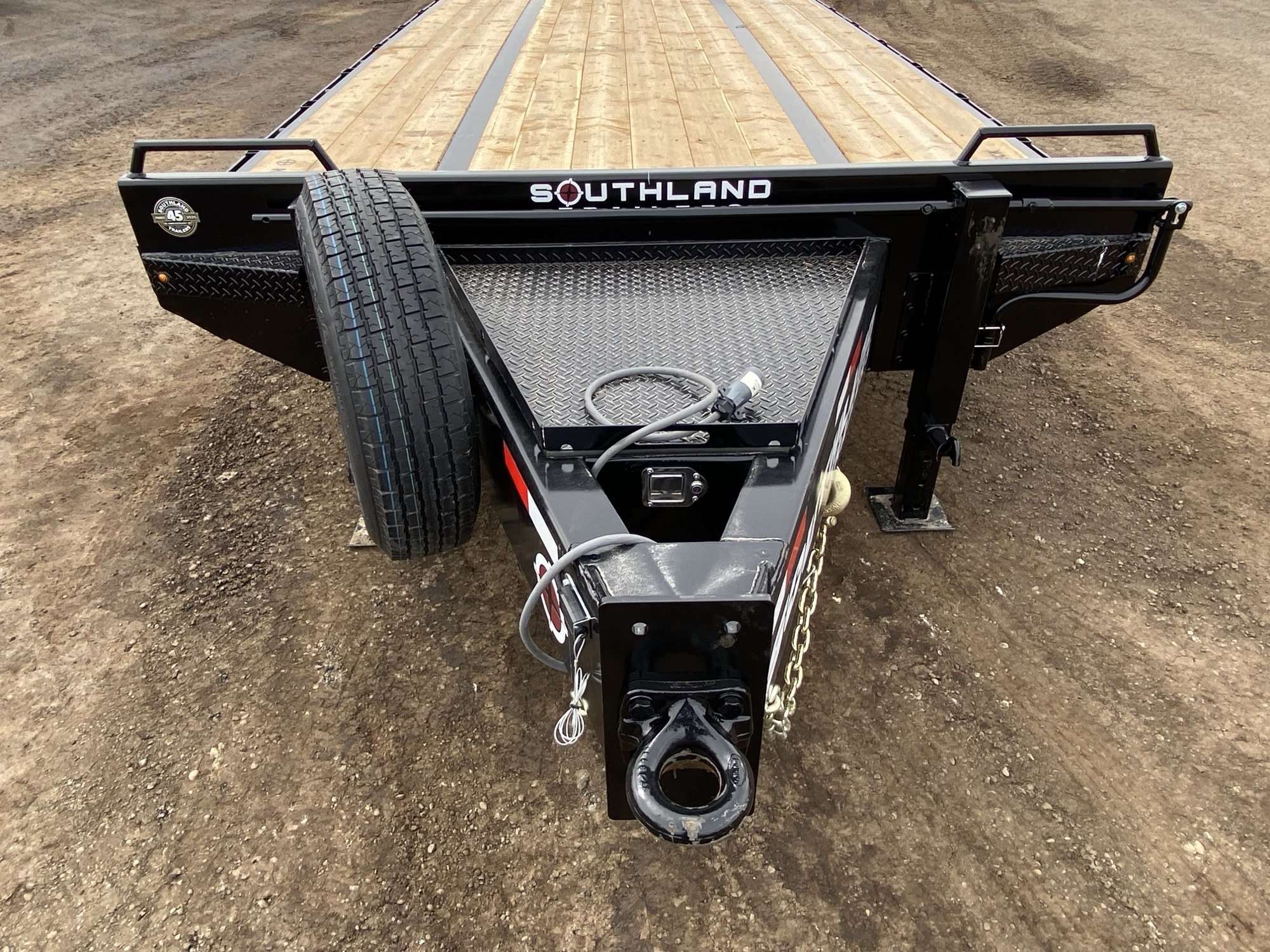 2026 Southland 26' Pintle Hitch Flat Deck Trailer